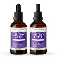 Joint Pain Secret Alcohol-Free Extract, Tincture,Glycerite Angelica, Burdock, Arnica, Turmeric, Stinging Nettle, Ginger. Joint Pain/Mobility Support (2x4 FL OZ)