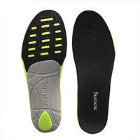 SUSCONG Ultra Light Athlete Performance Sport Shoe Insole with Arch Support, Best Shock Absorption & Cushioning Insoles for Flat Feet, Plantar Fasciitis, Running, Heel Spurs & Foot Pain (L 8-11)