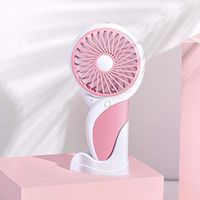 Roysberry Mini Handheld Fan, Portable Mini Fan with Display Screen USB Rechargeable Hand-held Cooling Fan