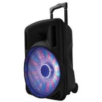 Supersonic Speaker System - 60 W RMS - Portable - Battery Rechargeable - Wireless Speaker(s) - Black IQ-3212DJBTBLK