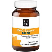 Real-Zymes™ Paleo Digestive Enzymes Supplement with Probiotics for Better Digestion - Natural Support for Relief of Bloating, Gas, Belching, Diarrhea, Constipation, IBS, etc. - 30 Caps