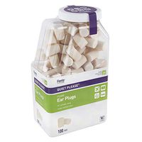 Flents Sleep Masks + Ear Plugs Super Sleep Kit | Includes 70 Pairs of Soft Foam Sleep Ear Plugs and 3 Sleep Masks | NRR 29