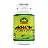 Colcleanser 60 Capsules. Helps Colon Cleanse. Natural Herbal Cleanser. Fiber. Detox. Weight Loss Support