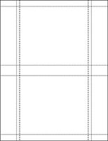 Back Tray Card Jewel Case Inserts Matte Finish 200-Pak (100 sheets)