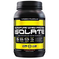 Kaged Muscle Whey Protein Powder, 100% Whey Protein Isolate for Post Workout Recovery, Chocolate, 3lbs
