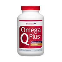 Dr. Sinatra's Omega Q Plus Resveratrol and Turmeric - Omega-3 Supplement with CoQ10 Support for Healthy Blood Flow, Blood Pressure, and Healthy Inflammatory Response (90 Day Supply)