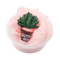 Slime Fluffy Mud Toy, Routinfly Stress Relief Toy Scented Doll Plant Sludge Putty Crystal Beautiful Color Mixing Clay Toy for Any Kids and Adults (E)