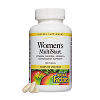 Natural Factors, Women's MultiStart Daily Multivitamin, Nutritional Support for Immune Health and Energy, 180 tablets (60 servings)