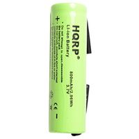 HQRP 3.7V Li-Ion 48mm x 15mm Battery for Philips Norelco HQ7363 Shaver + HQRP Coaster