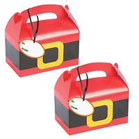 Fun Express 24 Christmas Santa Treat Box with Tags