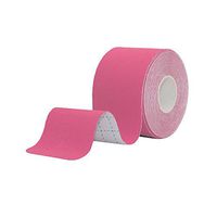 Kinesiology Tape COMOmed Tape Perfect for Athletic Sports, 5cm x 5m Roll Uncut, Best Waterproof Muscle Support Adhesive, Physio Therapeutic Aid Therapy to Release Pain and Injuries,1 Pack,Pink