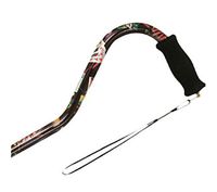 AlexOrthopedic Mobility Support Offset Adjustable Aluminum Cane Foam Grip Handle - Casino