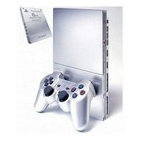 Playstation 2 Slim (Silver) Replacement Console Only - No Cables or Accessories (Renewed)