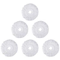 Favbal Mop Head Replacement, 6 Pack EasyWring Microfiber Mop Refill Universal for 360 Spin Magic Mopping