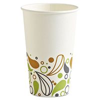 BWKDEER16HCUP - Boardwalk Deerfield Printed Paper Hot Cups