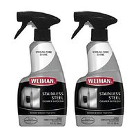 Weiman Stainless Steel Cleaner & Polish, 12 fl oz,2-Pack