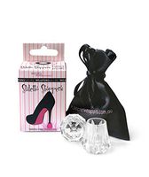 High Heel Protectors for Stiletto Shoes-Crystal Clear Heel Stoppers-Stylish Diamond Shape-Stops High Heel Shoes Sinking in Grass at Weddings & Events !