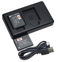 DSTE Replacement for 2X Li-90B Battery + Rapid Dual Charger with Micro USB Cable Compatible Olympus SH-50 iHS SH-60 SP-100 Tough TG-1 TG-2 TG-3 TG-5 TG-6 XZ-2 iHS TG-Tracker as LI-92B