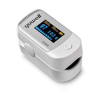 Pulse Oximeter Fingertip, Portable Blood Oxygen Saturation Monitor, Heart Rate and Fast Spo2 Reading Oxygen Meter, Large LED Display with Lanyard