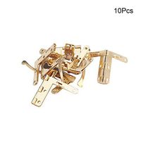 MroMax 28mm x 22mm /33mm x 30mm /43mm x 39mm Quadrant Hinge Gold Tone for Humidor Boxes Wine Cigar Case