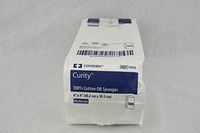 Curity Nonsterile Cotton O-B Sponge 4" x 4" (Pack of 100)