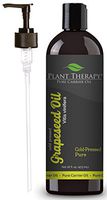 Plant Therapy Grapeseed Carrier Oil + PUMP. A Base Oil for Aromatherapy, Essential Oil or Massage use. 16 oz.
