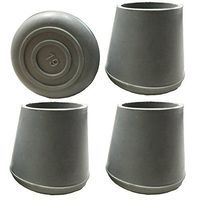 PCP Replacement Walker/Commode Tips, Grey, 7/8 Inch