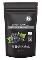 Bobica's Premium European Organic Freeze-Dried Wild BlackBerry Powder | 2.65oz /75g | Antioxidant Superfood | Non-GMO, Gluten-Free, Raw | Rich in Vitamin C, K, B9 | for Vegetarians & Vegans |