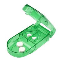 Barcley Pill Splitter with Retracting Blade Guard, Pill Cutter for Small or Large Pills in Half, Ultra Pill Cutter Splitter Perfectly Suitable for Elder and Kid (Random)