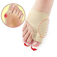 callm 2 Pair Healthy Leg Recommended Thumb Valgus Toe Separator Relief Corrector Pad