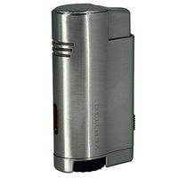 Vertigo Thunder Triple Torch Lighter with Punch Silver