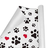 Gift Wrapping Paper Roll Dog Paw Cat Paw for Birthday,Holiday,Wedding,Baby Shower Gift Wrap - 3Rolls - 58inch x 23inch Per Roll