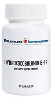 Relentless Improvement Hydroxocobalamin Vitamin B12 2mg Highly Bioavailable Low Excipient Formulation 90 Capsules