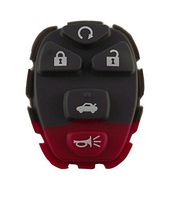 KEMANI Car Remote Key Case Fob Rubber Pad Insert 5 Button For Chevrolet Pontiac G6 G5 Saturn Aura Cobalt Buick Saturn