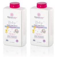 Baby Forever New 32oz - Liquid Fragrance Free Fabric Care Wash 2 Pack (64oz Total) - Baby Hypoallergenic Laundry Detergent