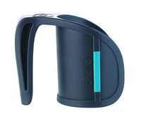 HealthSmart Duo Beverage Grip Handle for Mugs, Glasses and Bottles, Protects Hands from Hot Mug Surfaces, Blue, 0.5 Pound