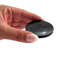 Shungite Disc - EMF Radiation Protection - RFID Blocker Stone - Karelia Authentic Russian Natural Healing - Root Chakra Energy Balancing - Purification and Grounding