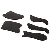 Artibetter 5PCS Natural Water Buffalo Horn gua sha Massage Tool Traditional Scraping Scraper Board