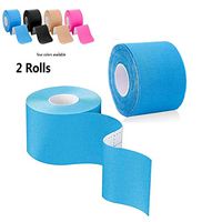 Kinesiology Recovery Tapes Intramuscular Patch Elastic Sports Bandage 2 Inches X 5 Yards 2 Count (Light Blue)