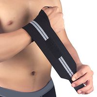 Wingbind Wrist Wrap Support for Women and Men, Nylon High Elastic Wrist Wrap for Weightlifting Powerlifting Gym Workout Hurt Prevention