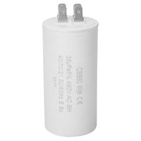 CBB60 Capacitor, Motor Starting Capacitor 4 Pin 450V 35uF ESR0.2 Motor Running Capacitor Microfarad Capacitor Eco-Friendly for Appliance