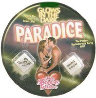 Paradice The Love Game Glow in the Dark Dice Game for Lovers