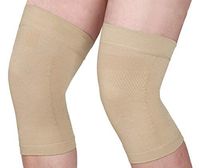 Knee Compression Sleeves, Lightweight, 20-30mmHg Strong Support, 1 Pair Unisex, KEKING Best Knee Support Braces for Meniscus Tear, Arthritis, Joint Pain Relief, Injury Recovery, Athletics, Beige XL
