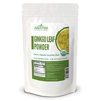 Ginkgo Biloba Leaf Powder | Supports Healthy Aging, Memory, Focus, Mood Stability and Concentration – Pure 100% Natural, Vegan, Non GMO and Certified Organic Ginkgo Leaf Powder (8 Ounces)