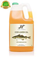 100% Natural Norwegian COD Liver Oil by VELONA | Vitamin A, D, Omega-3 | Sizes: 7 LB