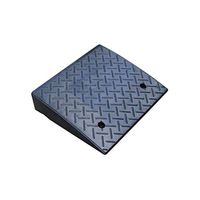 Rubber Curb Triangle Pad, Sun Protection Rain Curb Ramp,Schule krankenhaus supermarkt, einkaufszentrum einkaufsservice Rampe (größe: 48 43 11 cm)