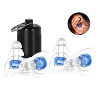 GuDoQi 2 Pair High Fidelity Ear Plug Professional Hearing Protection For Noise Cancelling Musicians Concerts Djs Motocycle Sleeping And Festivals