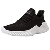 Mens Breathable Sports Shoes,Males Mesh Sneakers Casual Soft Sole Walking Air Cushion Lace up Running Shoes