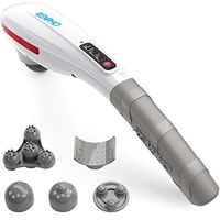 RENPHO Cordless Handheld Back Massager, Rechargeable Electric Deep Tissue Percussion Muscle Massager for Neck Shoulder Leg Foot, Portable Vibrating Massager for Full Body Home Office