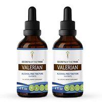 Secrets Of The Tribe Valerian Alcohol-Free Tincture (Glycerite) 675 mg Organic Valerian (Valeriana Officinalis) Dried Root (2x4 Fl Oz) Sleep Support Supplement
